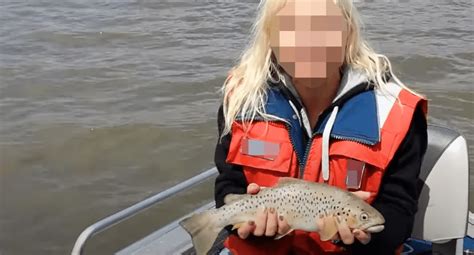 lady and fish video|trout fishing lady original video.